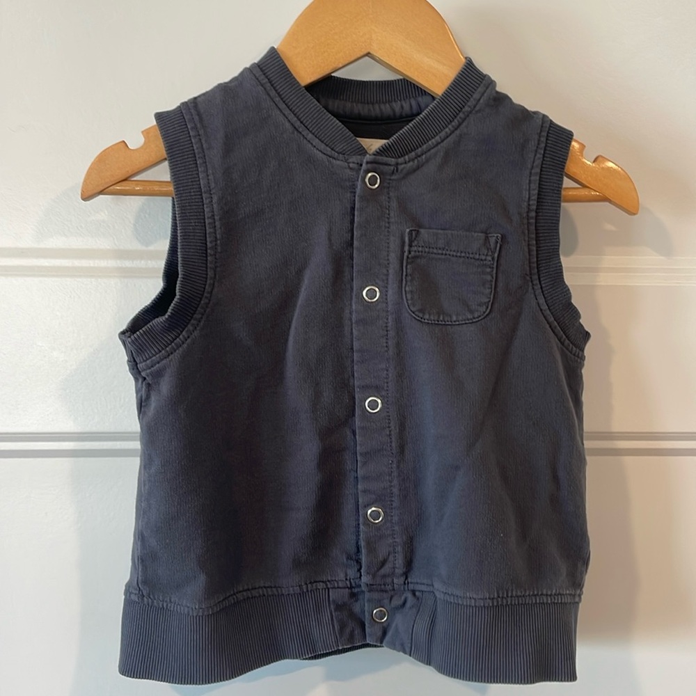 Pehr French Terry Patch Pocket Vest
